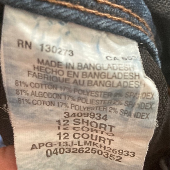 Lee perfect fit jeans, women’s 12S just below the waist dark stone washed - Picture 10 of 10